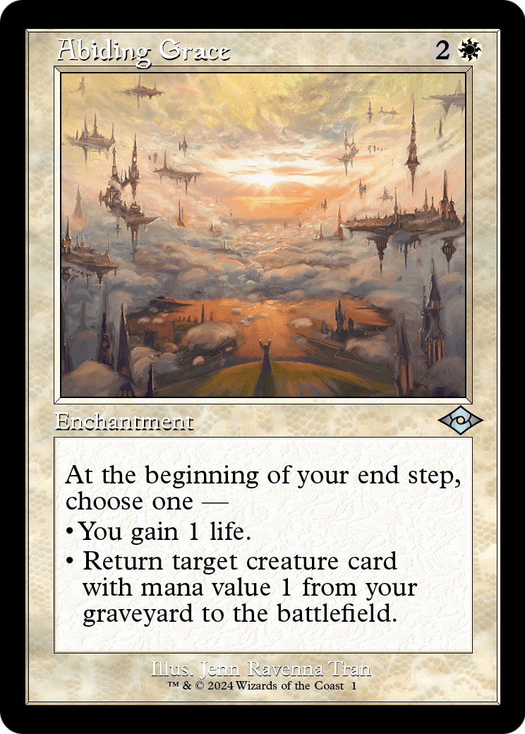 Abiding Grace (Retro Frame) (MH2-001) [Modern Horizons 2 Timeshifts]