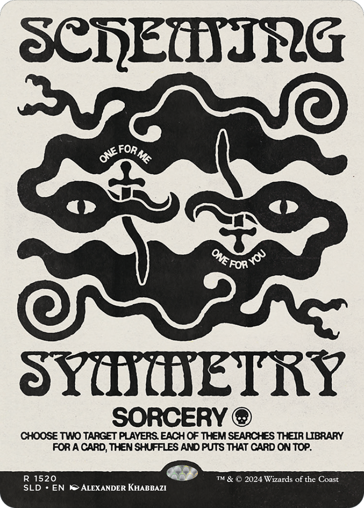 Scheming Symmetry (SLD-1520) (Borderless) [Secret Lair Drop]