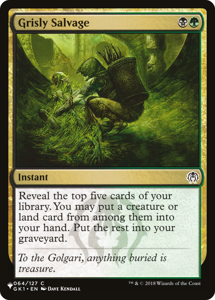 Grisly Salvage (LIST-064/127) [The List]
