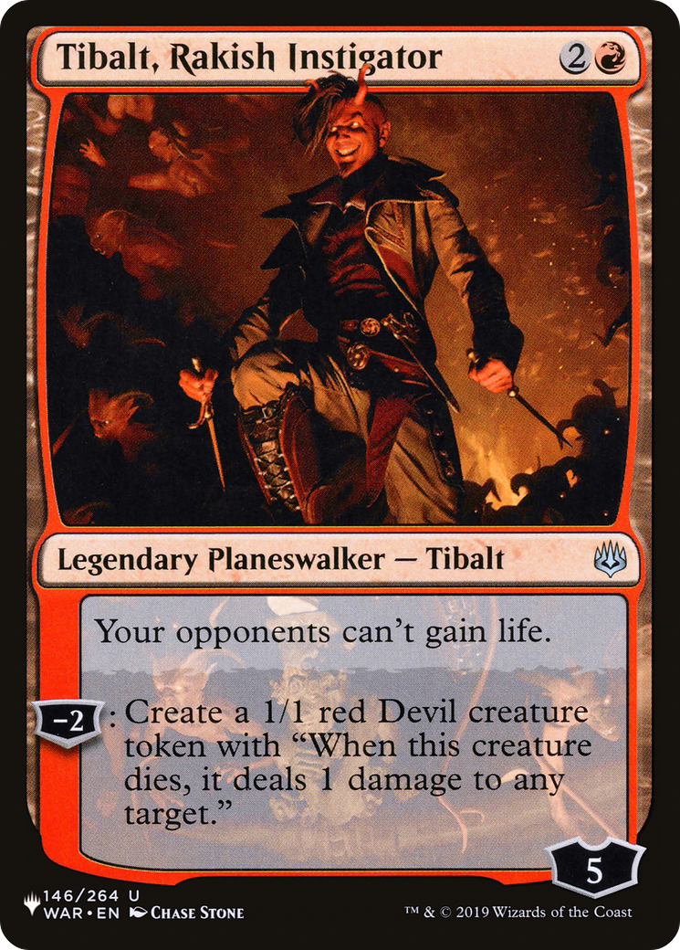 Tibalt, Rakish Instigator (LIST-146/264) [The List]