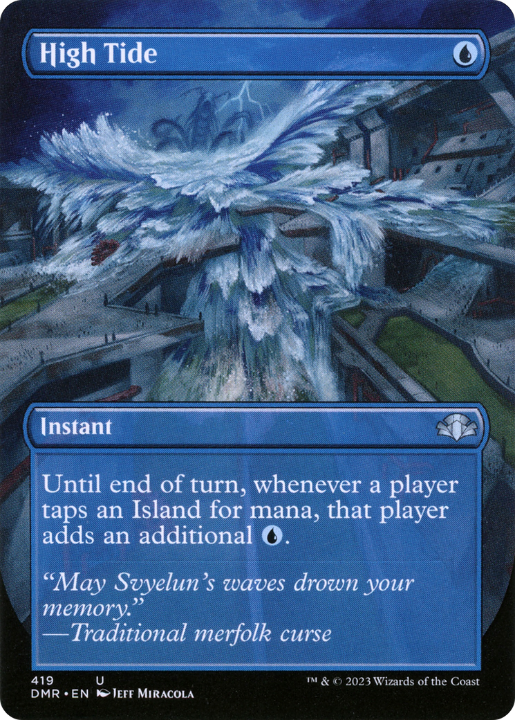High Tide (Borderless) (DMR-419) [Dominaria Remastered]