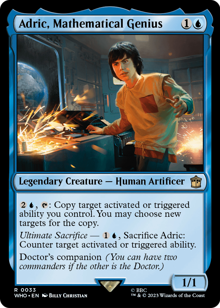 Adric, Mathematical Genius (WHO-033) [Doctor Who]