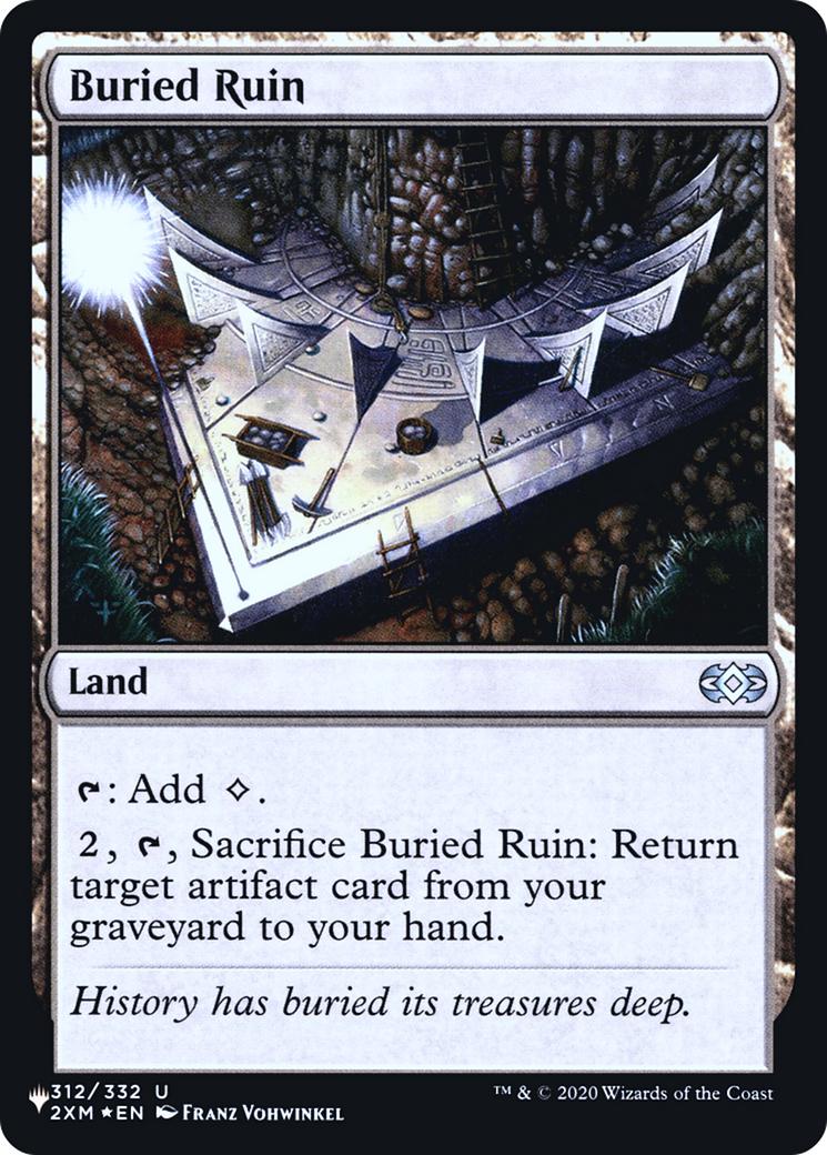 Buried Ruin (LIST-312) [The List] Foil