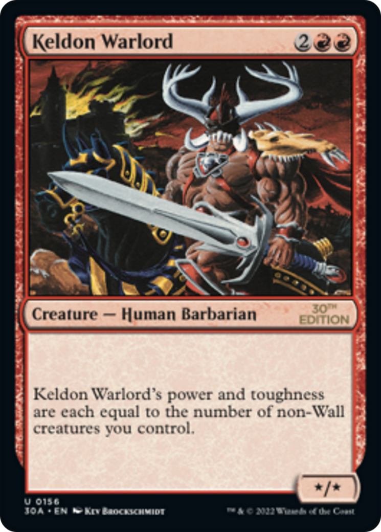 Keldon Warlord (30A-156) [30th Anniversary Edition]