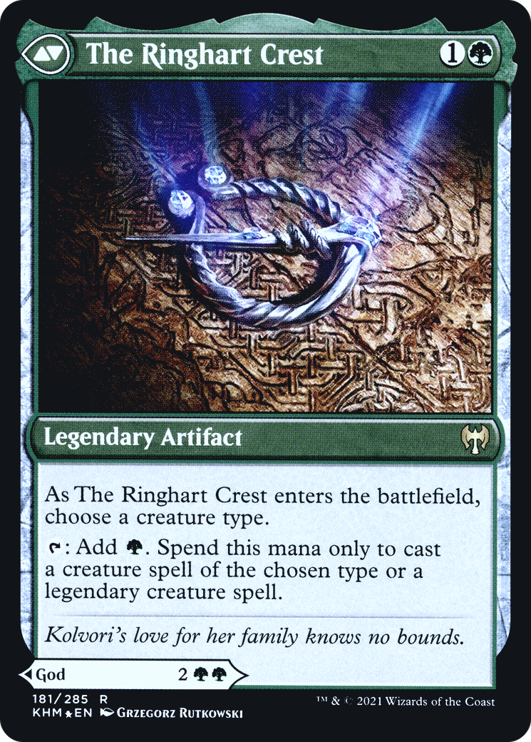 Kolvori, God of Kinship (PRE-181) [Kaldheim Promos] Foil