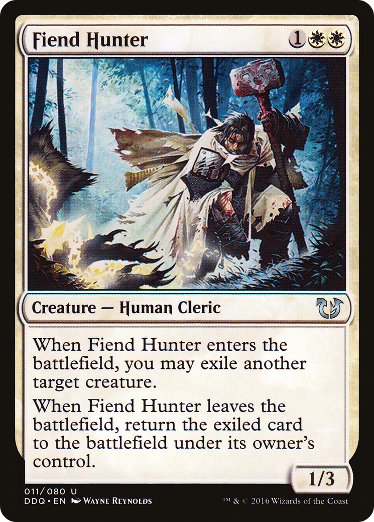 Fiend Hunter (DDQ-011) [Duel Decks: Blessed vs. Cursed]