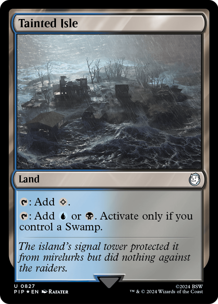 Tainted Isle (Surge Foil) (PIP-827) [Fallout] Foil