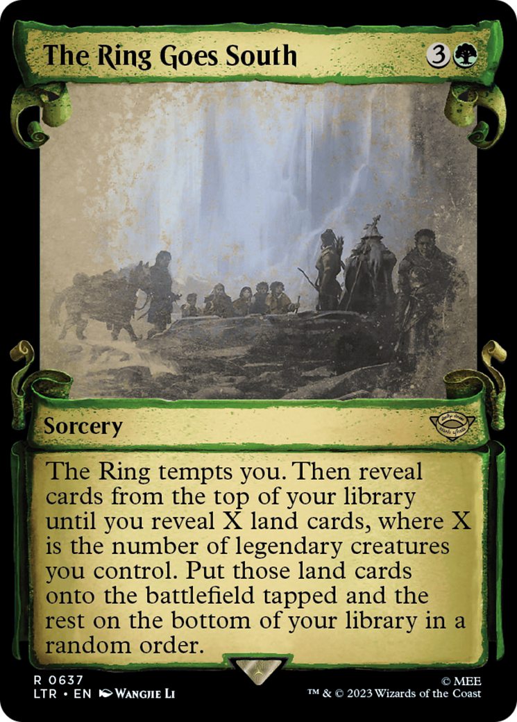 The Ring Goes South (Showcase Scrolls) (LTR-637) [The Lord of the Rings: Tales of Middle-earth] Foil