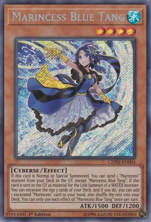 Marincess Blue Tang (Secret Rare) (CHIM-EN004) - Chaos Impact 1st Edition