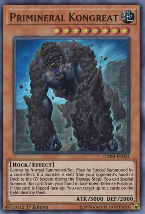 Primineral Kongreat (Super Rare) (CHIM-EN024) - Chaos Impact Unlimited