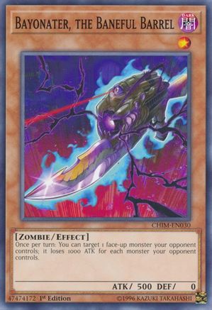 Bayonater, the Baneful Barrel (Common) (CHIM-EN030) - Chaos Impact 1st Edition