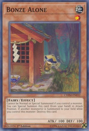 Bonze Alone (Common) (CHIM-EN032) - Chaos Impact 1st Edition