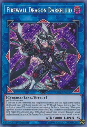 Firewall Dragon Darkfluid (Secret Rare) (CHIM-EN037) - Chaos Impact 1st Edition
