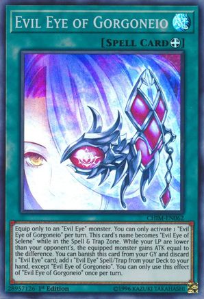 Evil Eye of Gorgoneio (Super Rare) (CHIM-EN062) - Chaos Impact 1st Edition