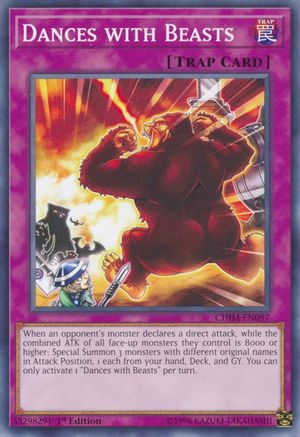 Dances with Beasts (Common) (CHIM-EN097) - Chaos Impact 1st Edition