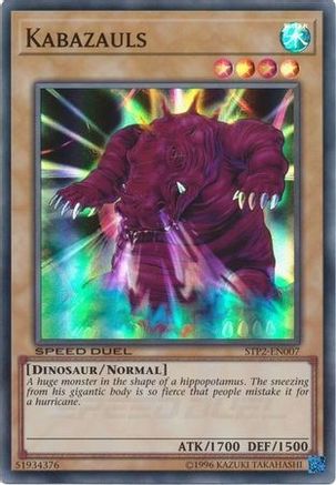 Kabazauls (Super Rare) (STP2-EN007) - Speed Duel: Tournament Pack 2 Unlimited