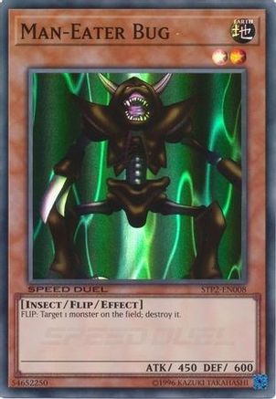 Man-Eater Bug (Super Rare) (STP2-EN008) - Speed Duel: Tournament Pack 2 Unlimited