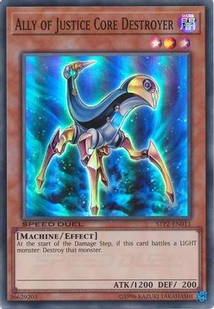Ally of Justice Core Destroyer (Super Rare) (STP2-EN011) - Speed Duel: Tournament Pack 2 Unlimited