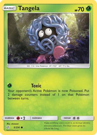 Tangela (5/236) [SM  Cosmic Eclipse] Reverse Holofoil - Common