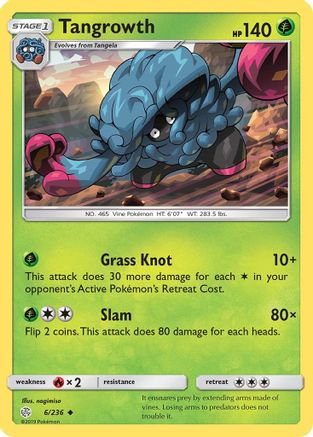 Tangrowth (6/236) [SM  Cosmic Eclipse] - Uncommon