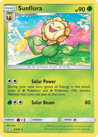Sunflora (008/236) [SM  Cosmic Eclipse] - Rare