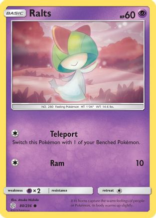 Ralts (080/236) [SM  Cosmic Eclipse] - Common
