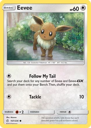 Eevee (167/236) [SM  Cosmic Eclipse] - Common