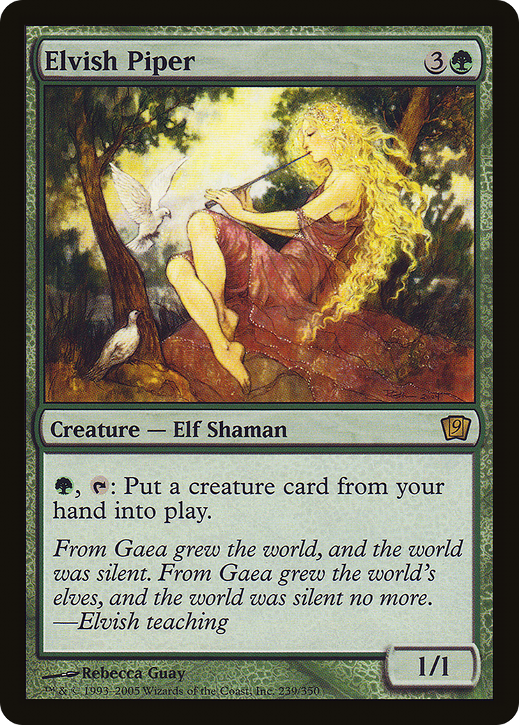 Elvish Piper (9ED-239) [9th Edition]