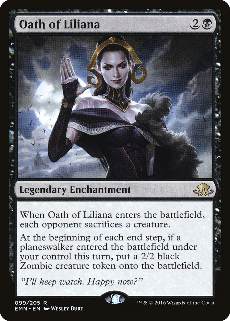 Oath of Liliana (EMN-099) [Eldritch Moon] Foil