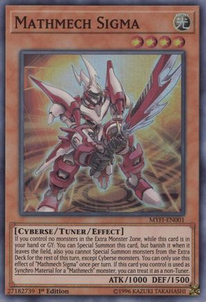 Mathmech Sigma (Super Rare) (MYFI-EN001) - Mystic Fighters 1st Edition