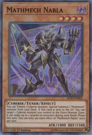 Mathmech Nabla (Super Rare) (MYFI-EN002) - Mystic Fighters 1st Edition
