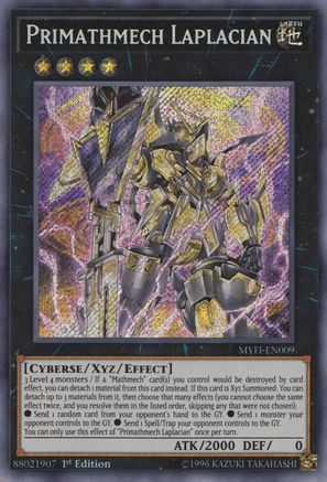 Primathmech Laplacian (Secret Rare) (MYFI-EN009) - Mystic Fighters 1st Edition