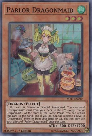 Parlor Dragonmaid (Super Rare) (MYFI-EN020) - Mystic Fighters 1st Edition