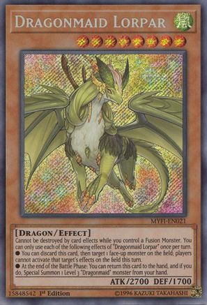 Dragonmaid Lorpar (Secret Rare) (MYFI-EN021) - Mystic Fighters 1st Edition