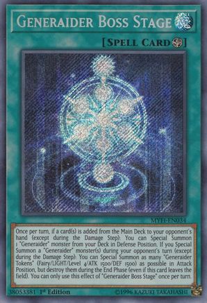 Generaider Boss Stage (Secret Rare) (MYFI-EN034) - Mystic Fighters 1st Edition