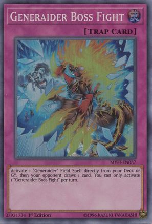 Generaider Boss Fight (Super Rare) (MYFI-EN037) - Mystic Fighters 1st Edition