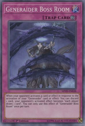 Generaider Boss Room (Super Rare) (MYFI-EN038) - Mystic Fighters 1st Edition