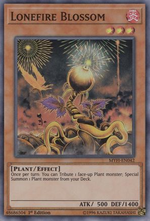 Lonefire Blossom (Super Rare) (MYFI-EN042) - Mystic Fighters 1st Edition