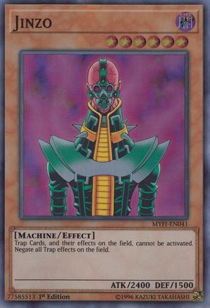 Jinzo (Super Rare) (MYFI-EN041) - Mystic Fighters 1st Edition