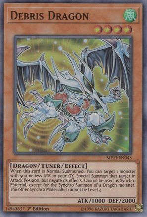 Debris Dragon (Super Rare) (MYFI-EN043) - Mystic Fighters 1st Edition