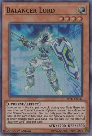 Balancer Lord (Super Rare) (MYFI-EN047) - Mystic Fighters 1st Edition