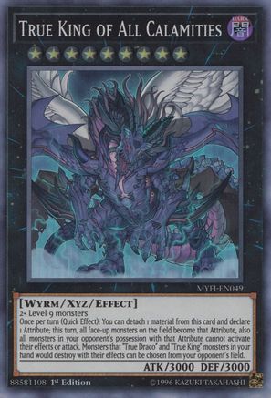 True King of All Calamities (Super Rare) (MYFI-EN049) - Mystic Fighters 1st Edition