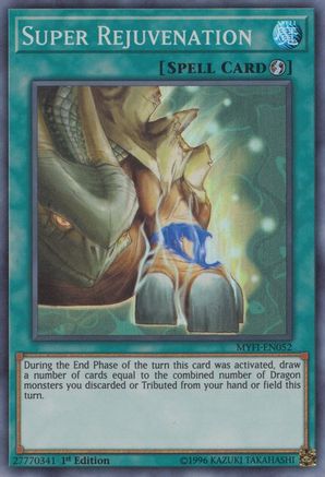 Super Rejuvenation (Super Rare) (MYFI-EN052) - Mystic Fighters 1st Edition