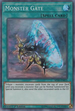 Monster Gate (Super Rare) (MYFI-EN053) - Mystic Fighters 1st Edition