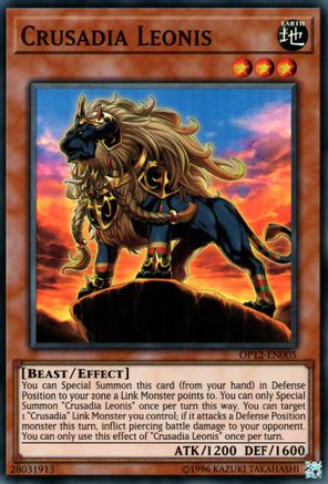 Crusadia Leonis (Super Rare) (OP12-EN005) - OTS Tournament Pack 12 Unlimited