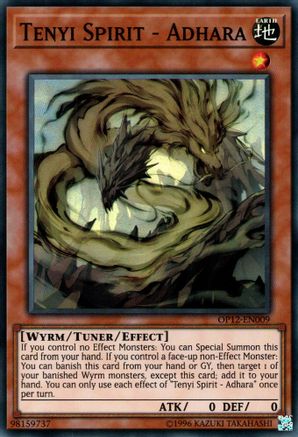 Tenyi Spirit - Adhara (Super Rare) (OP12-EN009) - OTS Tournament Pack 12 Unlimited