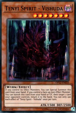 Tenyi Spirit - Vishuda (Super Rare) (OP12-EN010) - OTS Tournament Pack 12 Unlimited