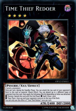 Time Thief Redoer (Super Rare) (OP12-EN011) - OTS Tournament Pack 12 Unlimited