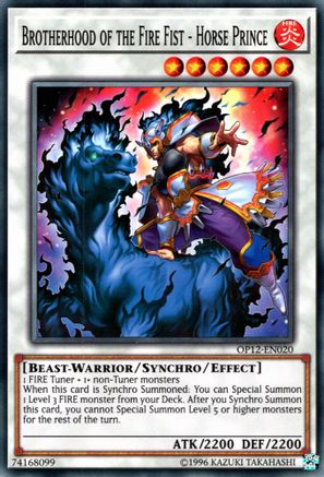 Brotherhood of the Fire Fist - Horse Prince (Common) (OP12-EN020) - OTS Tournament Pack 12 Unlimited
