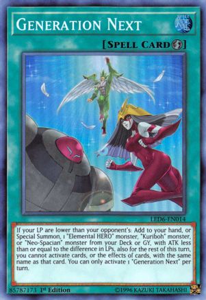 Generation Next (Super Rare) (LED6-EN014) - Legendary Duelists: Magical Hero 1st Edition